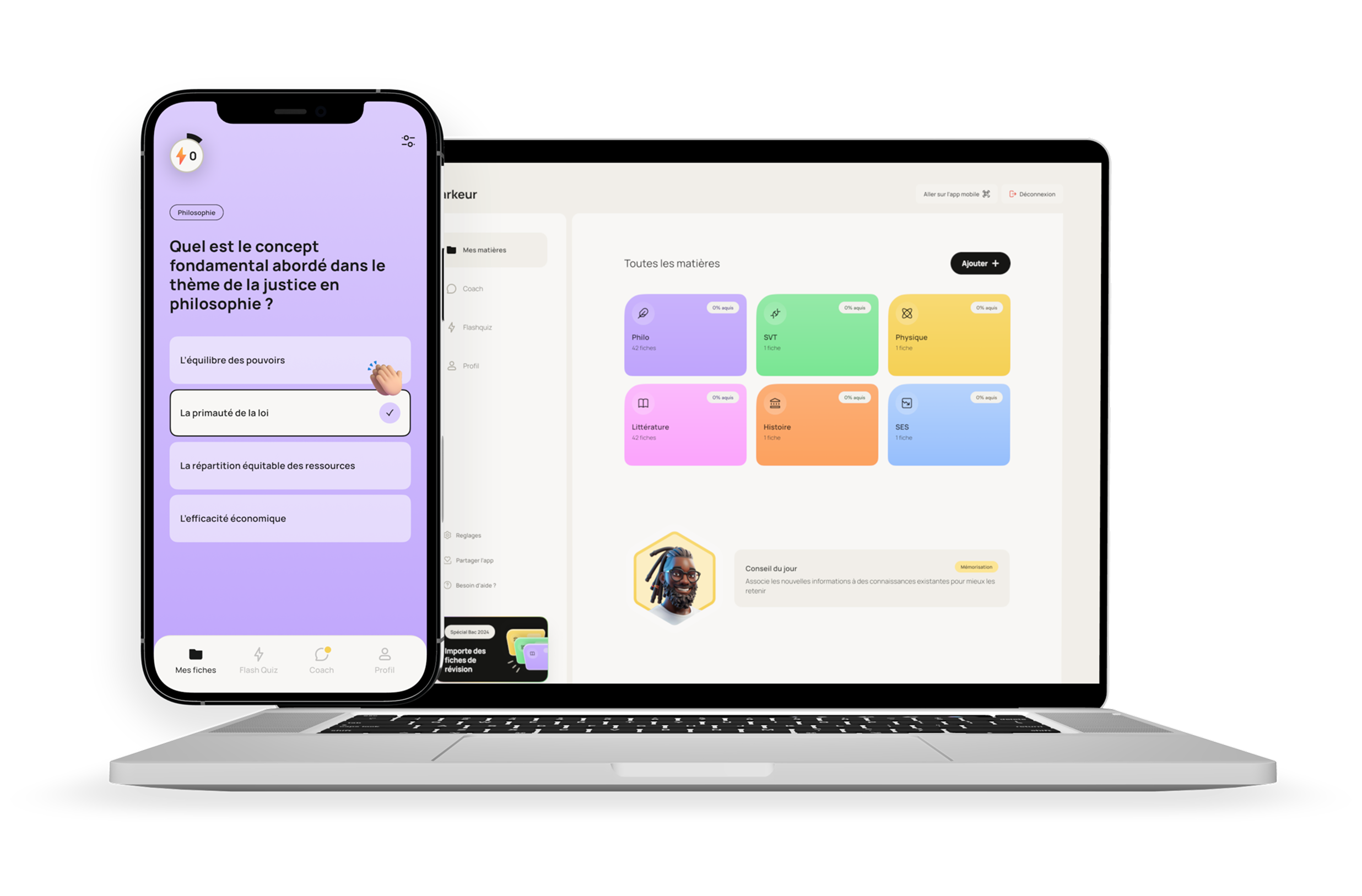 mac iphone parkeur mockup